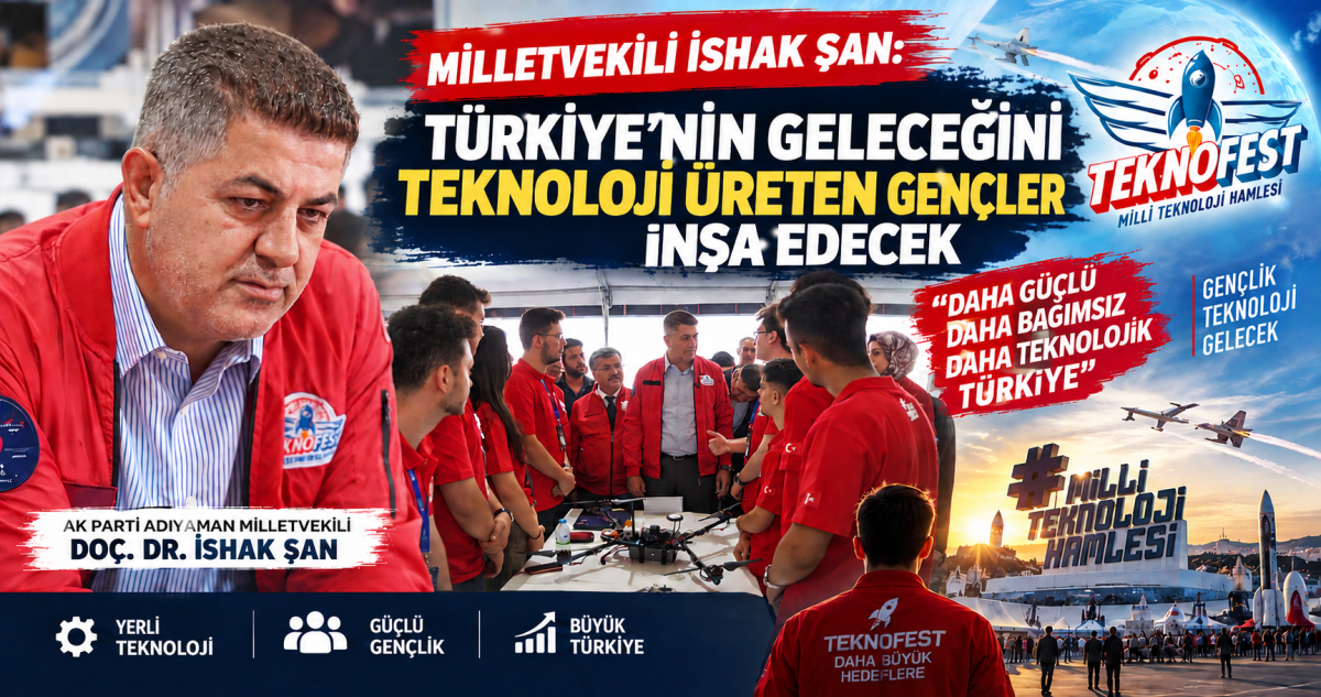 Milletvekili Şan; Türkiye’nin Geleceğini Teknoloji Üreten Gençler İnşa Edecek